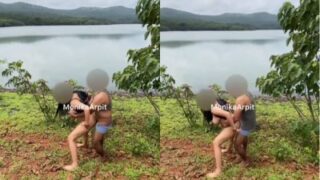 Shameless Monika Jodi Enjoy Indian Outdoor Sex